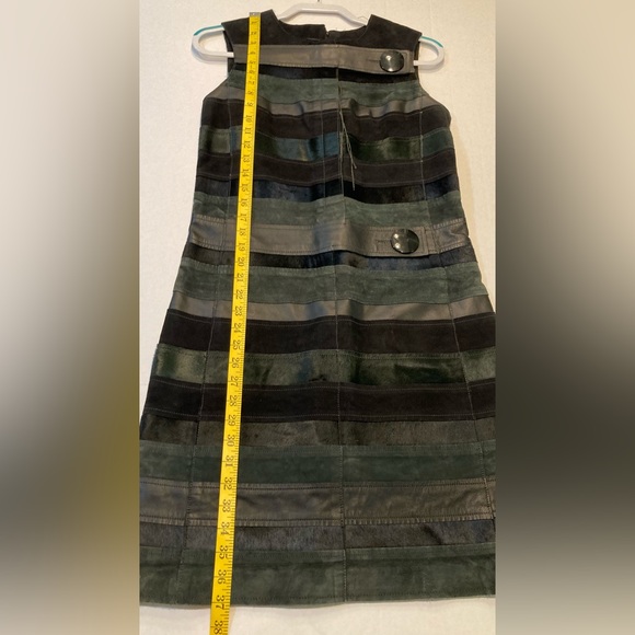 Calvin Klein Size 4 Fall/Winter 2015 Leather Panel Mini Dress - Picture 10 of 15